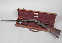 A rare Churchill .22 boxlock ejector double rifle